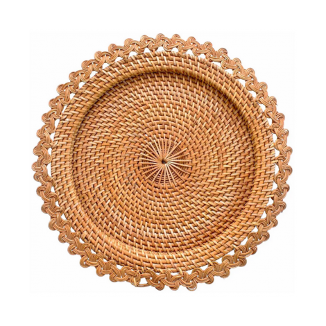 Assiette de présenation en rotin tressé|Assiettes / Bowls / Coupelles|Artecoboutique