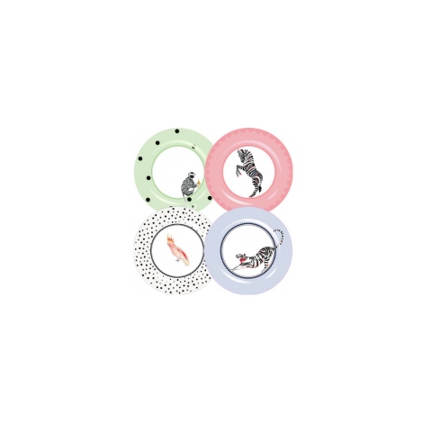 Assiette Picnic en mélaminé x4|Assiettes / Bowls / Coupelles|Artecoboutique