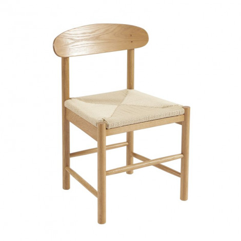 Lot de 2 chaises ODA chêne massif et corde|Chaise|Baita Home