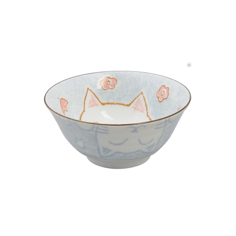 Bols Cat Blue x4|Assiettes / Bowls / Coupelles|Artecoboutique