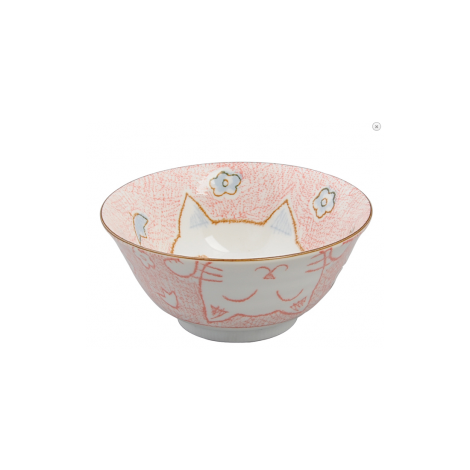 Bols Cat Pink x4|Assiettes / Bowls / Coupelles|Artecoboutique