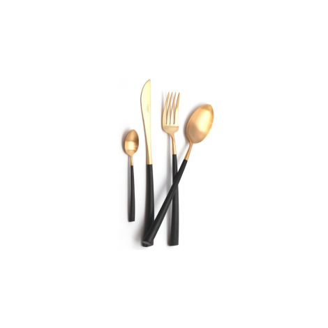 Ménagère Noir et Or Noor|Couverts|Artecoboutique
