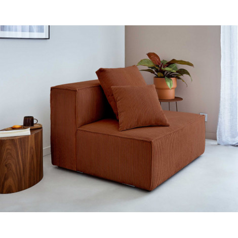 Colombine - module d'assise sans accoudoirs - en velours côtelé|Canape|BestMobilier