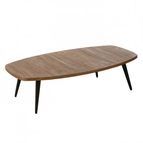 Table Basse en Bois "Teck" 120cm Naturel|Table Basse|Paris Prix
