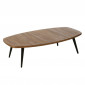 Table Basse en Bois "Teck" 120cm Naturel|Table Basse|Paris Prix