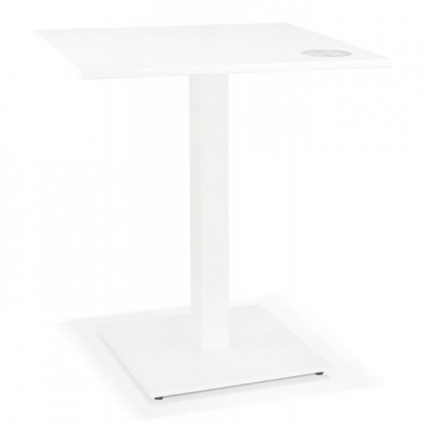 Table à Manger Intérieur & Extérieur "Vonda" 74cm Blanc|Table|Paris Prix