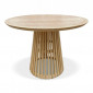 Table à Manger Ronde en Bois "Ilene" 120cm Naturel|Table|Paris Prix