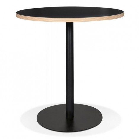 Table à Manger Bistrot "Madge" 80cm Noir|Table|Paris Prix
