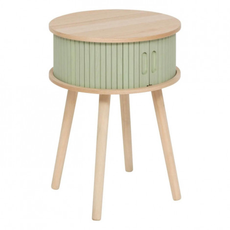 Table de Chevet 2 Portes "Nysos" 54cm Vert|Chevet|Paris Prix