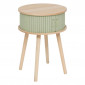 Table de Chevet 2 Portes "Nysos" 54cm Vert|Chevet|Paris Prix