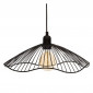 Lampe Suspension Design en Métal "Galt" 34cm Noir|Suspensions|Paris Prix