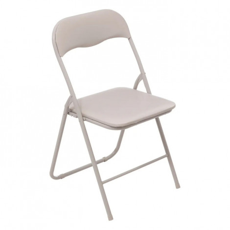 Chaise Pliante "Basic" 79cm Beige|Chaise|Paris Prix