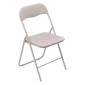 Chaise Pliante "Basic" 79cm Beige|Chaise|Paris Prix