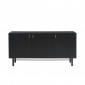 Buffet CALISTA noir et pieds métal 160cm|Buffet|Baita Home