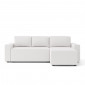 Canapé angle MAX convertible tissu bouclette blanc 4 places|Canape|Baita Home