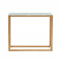 Console ANNA marbre blanc naturel pieds chêne massif|Console|Baita Home