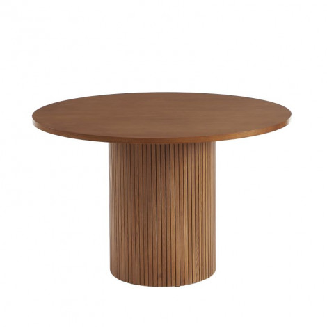 Table à manger ERNEST placage frêne foncé 120cm|Table|Baita Home