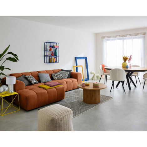 Ray - canapé d'angle gauche - 4 places - en tissu texturé|Canape|BestMobilier