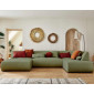 Onyx - canapé panoramique d'angle droit 7 places - en tissu|Canape|BestMobilier