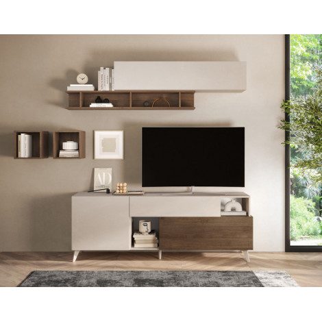 Estelle - meuble tv - 2 portes et 1 tiroir - 181 cm|Meuble TV|BestMobilier