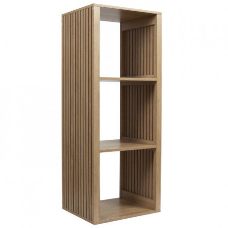 Étagère Modulable 3 Cases "Klaus" 99cm Marron|Bibliothèque|Paris Prix
