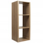 Étagère Modulable 3 Cases "Klaus" 99cm Marron|Bibliothèque|Paris Prix