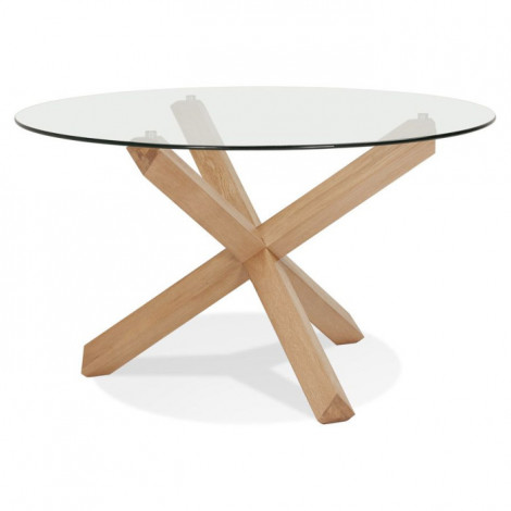 Table de Repas Design "Nobao" 130cm Naturel|Table|Paris Prix