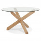 Table de Repas Design "Nobao" 130cm Naturel|Table|Paris Prix