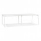 Double Bureau Design "Rosendo" 280cm Blanc|Bureau|Paris Prix