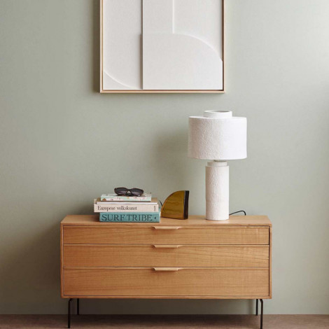 Lampe de table blanche Gesso|Lampes à poser|Lampe Avenue