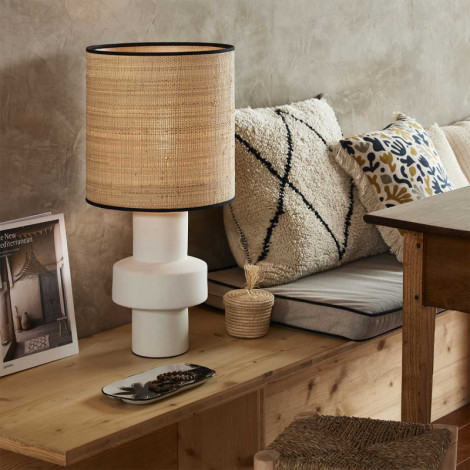 Lampe en céramique Venus blanche|Lampes à poser|Lampe Avenue