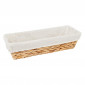 Corbeille à Baguette en Jacinthe "Harmony" 39cm Naturel|Boites de Rangement|Paris Prix
