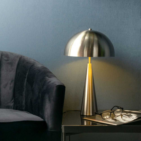 Lampe de table en nickel brossé|Lampes à poser|Lampe Avenue