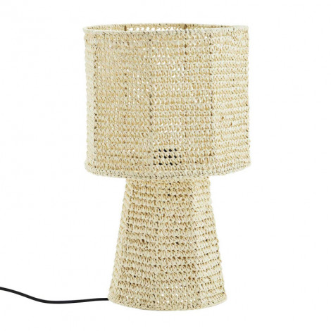 Lampe à poser en corde blanche et noire|Lampes à poser|Lampe Avenue