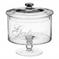 Bonbonnière sur Pied "Gateaux" 21cm Transparent|Boites de Rangement|Paris Prix