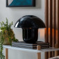 Lampe à poser émaillée champignon noire|Lampes à poser|Lampe Avenue