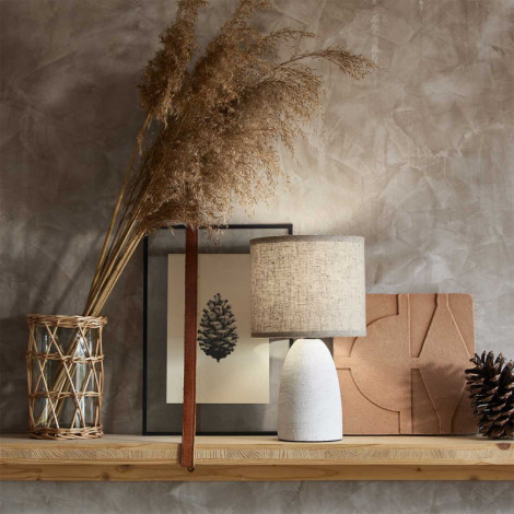 Lampe ogive Gaïa en céramique blanche|Lampes à poser|Lampe Avenue Lampe ogive Gaïa en céramique blanche|Lampes à poser|Lampe Avenue