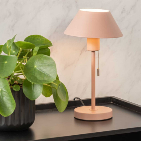 Lampe de bureau rose avec tirette|Lampes à poser|Lampe Avenue