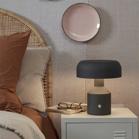Lampe de table en métal noir mat|Lampes à poser|Lampe Avenue