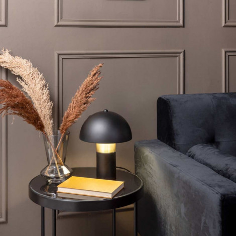 Lampe champignon à poser noire et or|Lampes à poser|Lampe Avenue