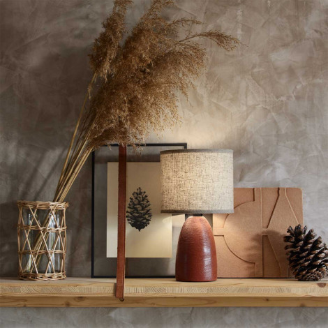 Lampe ogive Gaïa en céramique terracotta|Lampes à poser|Lampe Avenue Lampe ogive Gaïa en céramique terracotta|Lampes à poser|Lampe Avenue