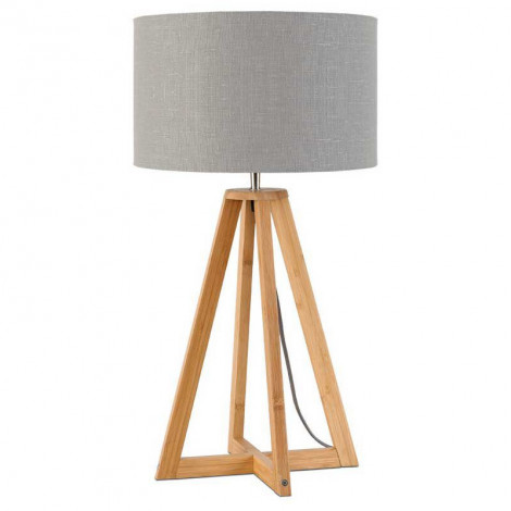 Lampe à poser abat-jour lin gris clair|Lampes à poser|Lampe Avenue Lampe à poser abat-jour lin gris clair|Lampes à poser|Lampe Avenue
