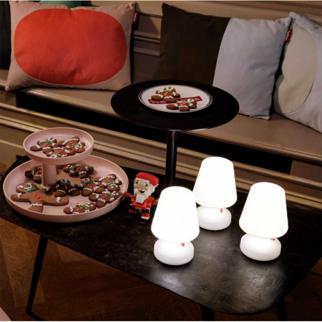 Lot de 3 petites lampes de table blanche Edison The mini Fatboy|Lampes à poser|Lampe Avenue