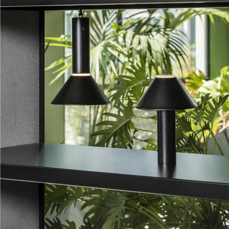 Lampe à suspendre ou à poser noire|Suspensions|Lampe Avenue