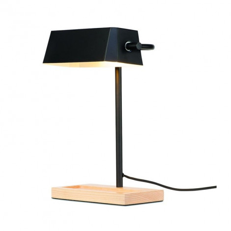 Lampe bois et métal noir vide poche|Lampes à poser|Lampe Avenue