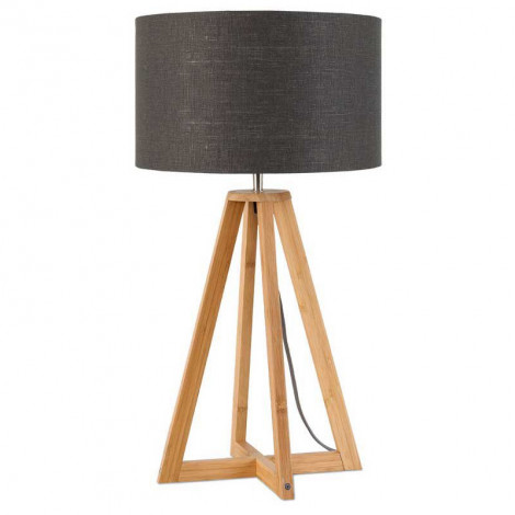 Lampe à poser abat-jour lin gris|Lampes à poser|Lampe Avenue Lampe à poser abat-jour lin gris|Lampes à poser|Lampe Avenue