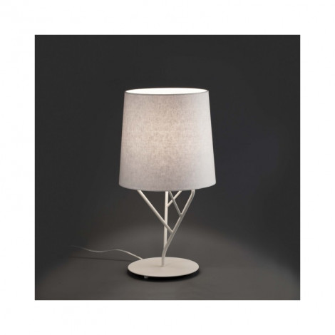 Lampe design blanche abat-jour blanc|Lampes à poser|Lampe Avenue