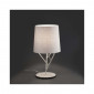 Lampe design blanche abat-jour blanc|Lampes à poser|Lampe Avenue
