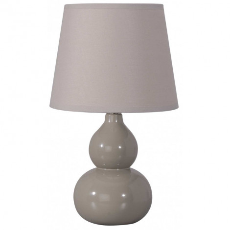 Lampe de chevet céramique taupe|Lampes à poser|Lampe Avenue