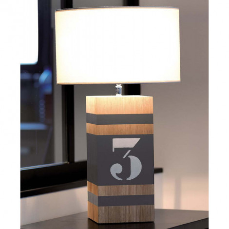 Lampe taupe en bois L34|Lampes à poser|Lampe Avenue Lampe taupe en bois L34|Lampes à poser|Lampe Avenue
